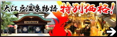 大江戸温泉物語 特別価格!